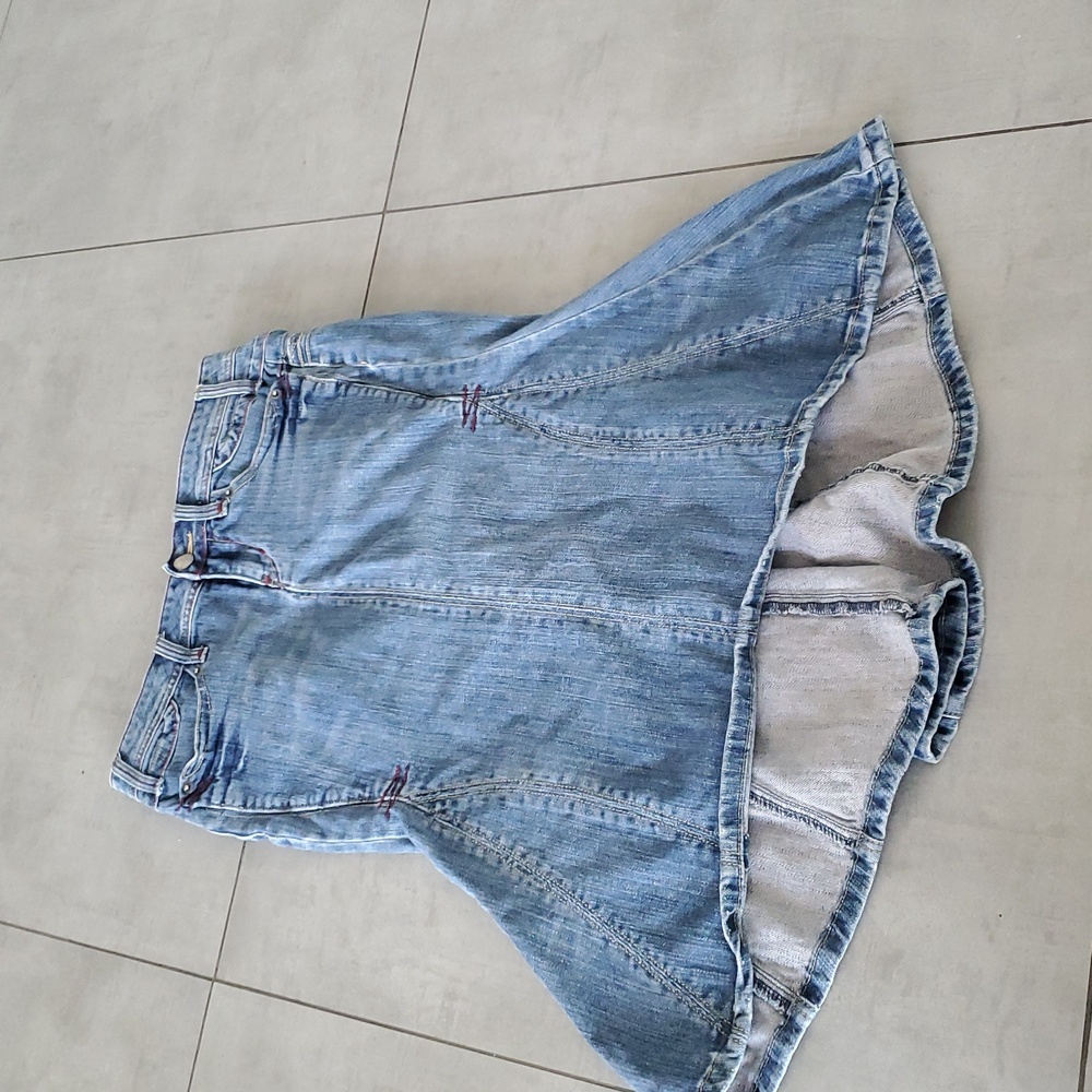 VINTAGE CANDIES DENIM SKIRT Size 5 - Picture 10 of 10